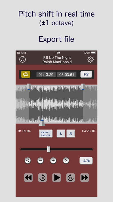 Pitch Shift / 31 EQ / AUv3