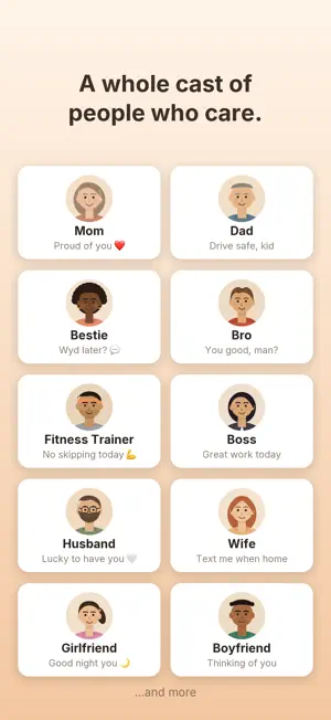 Personas: Warm Messages screenshot 3