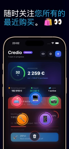 Credio: 贷款分期管家 screenshot