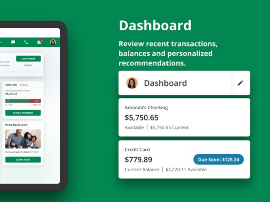 MichEd Mobile iPad screenshot 2 - Finance app