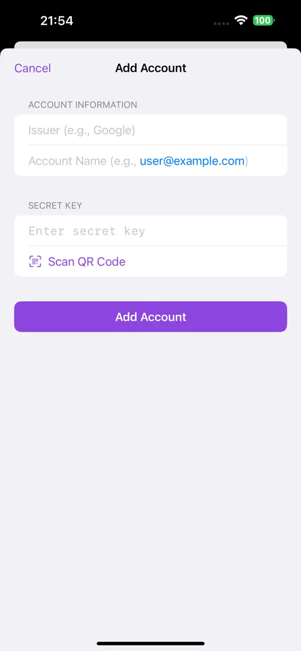 #2. EasyAuthenticator (iOS) Podle: Feng Xu