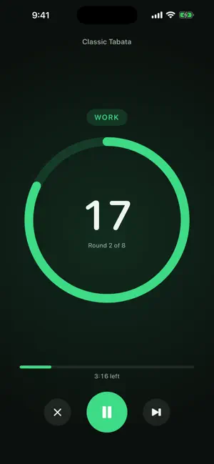Minimalistic Tabata screenshot 3