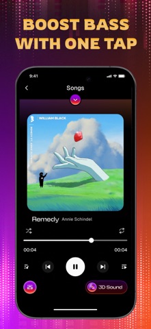 AI Volume & Music Bass Booster iPhone screenshot