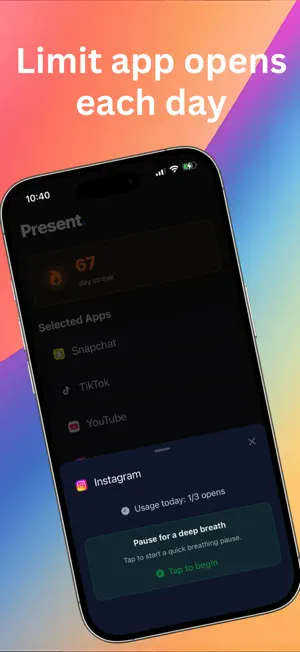 Present: Screen Time Manager screenshot 2