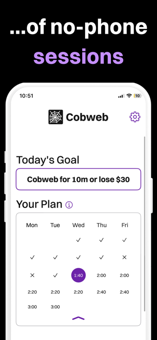 Cobweb: Hardcore Digital Detox Screenshot 4 of 8