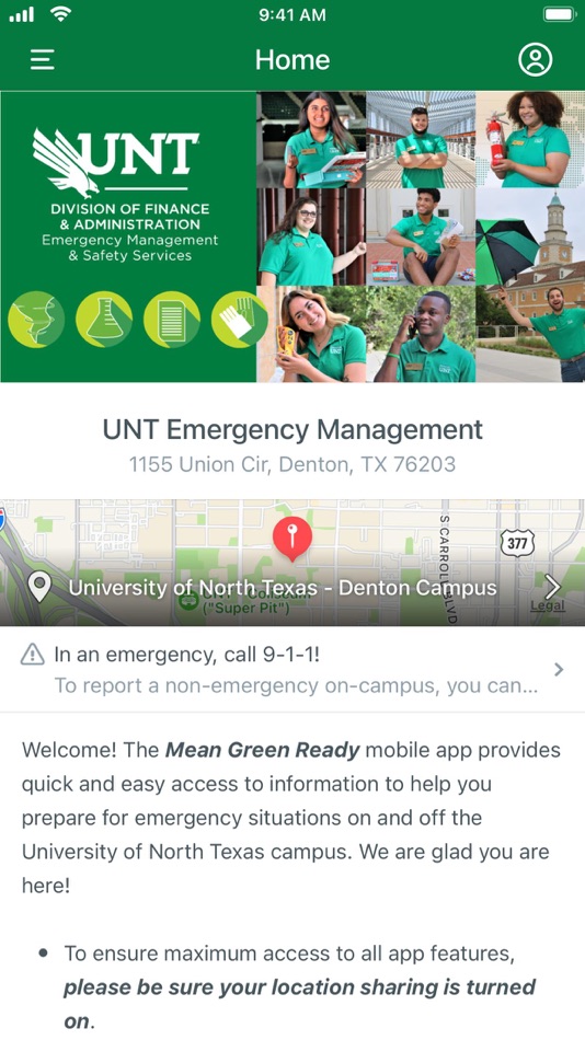 #2. Mean Green Ready App (iOS) 来自: UNT