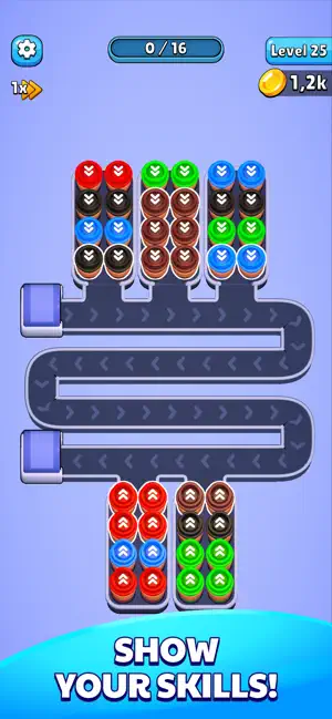 Coffee Loop Sort 3D screenshot 3