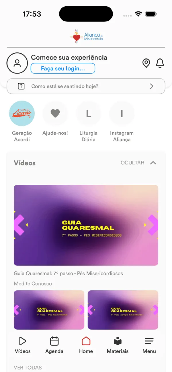 Screenshot #1 pour Aliança de Misericórdia