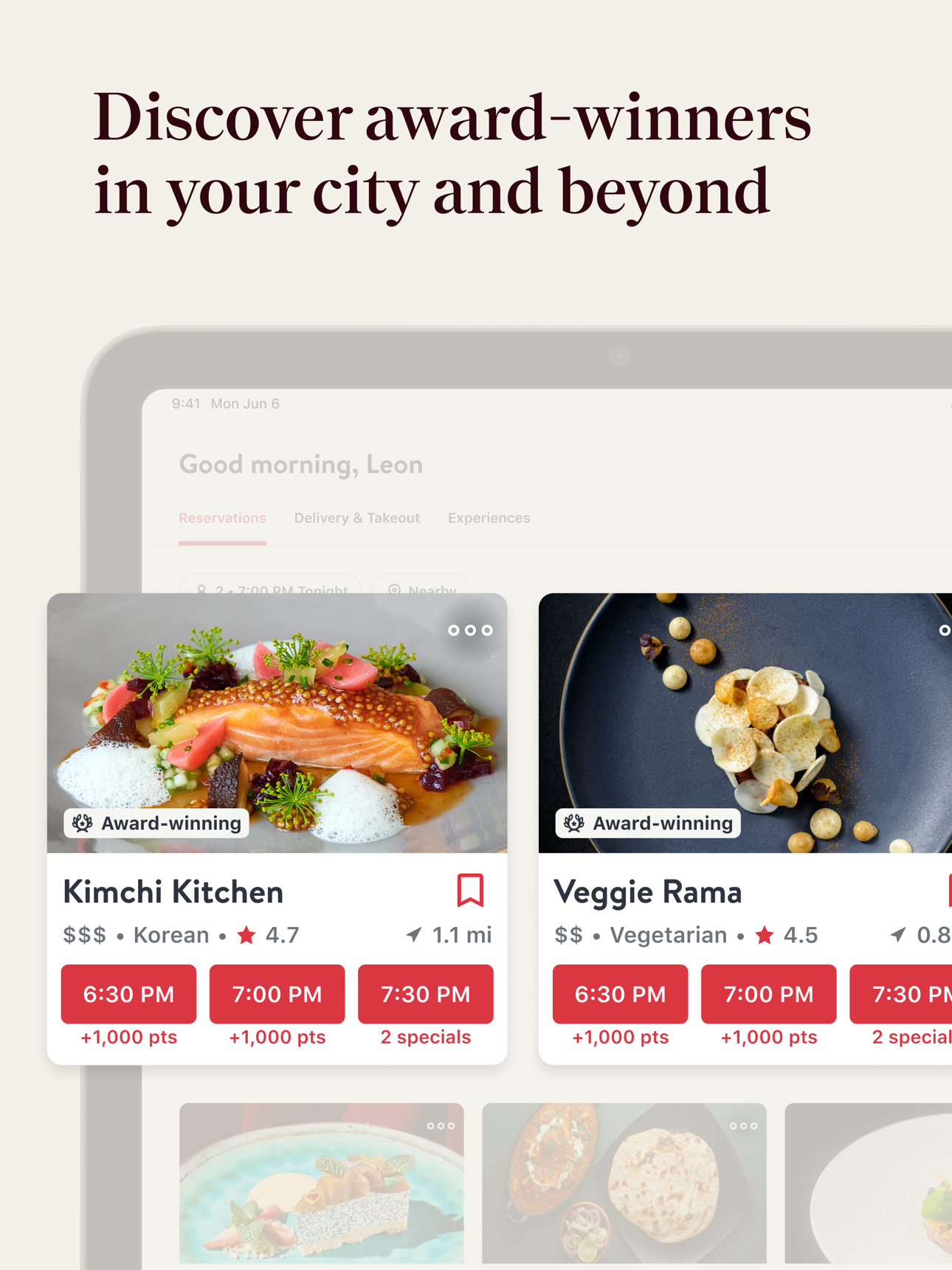 OpenTable screenshot 2