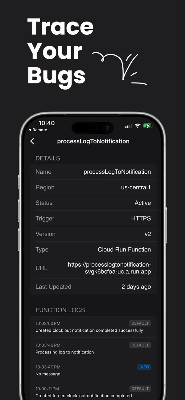 #5. Firelog: Firebase Console App (iOS) بواسطة: Valet Hero LLC