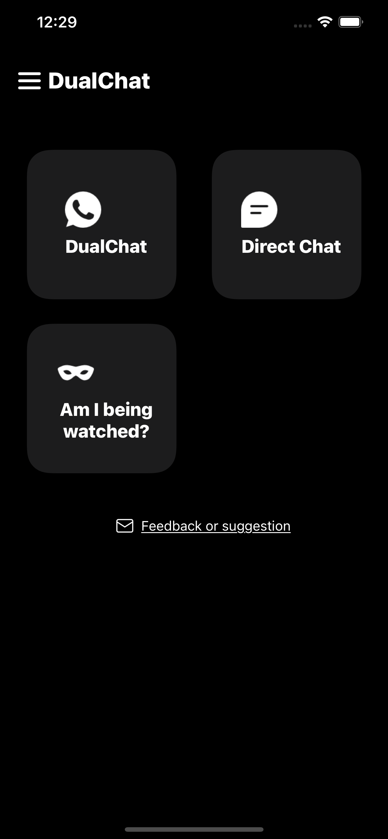 Dual Chat - Web Scanner App