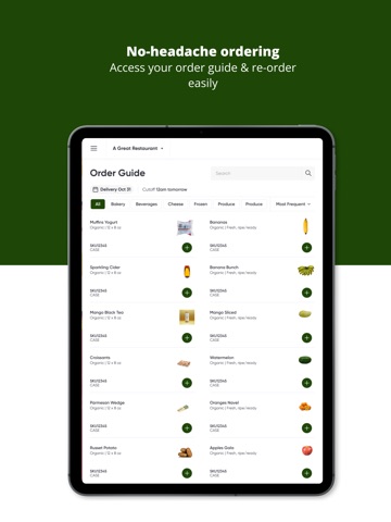 Mike's Produce iPad screenshot