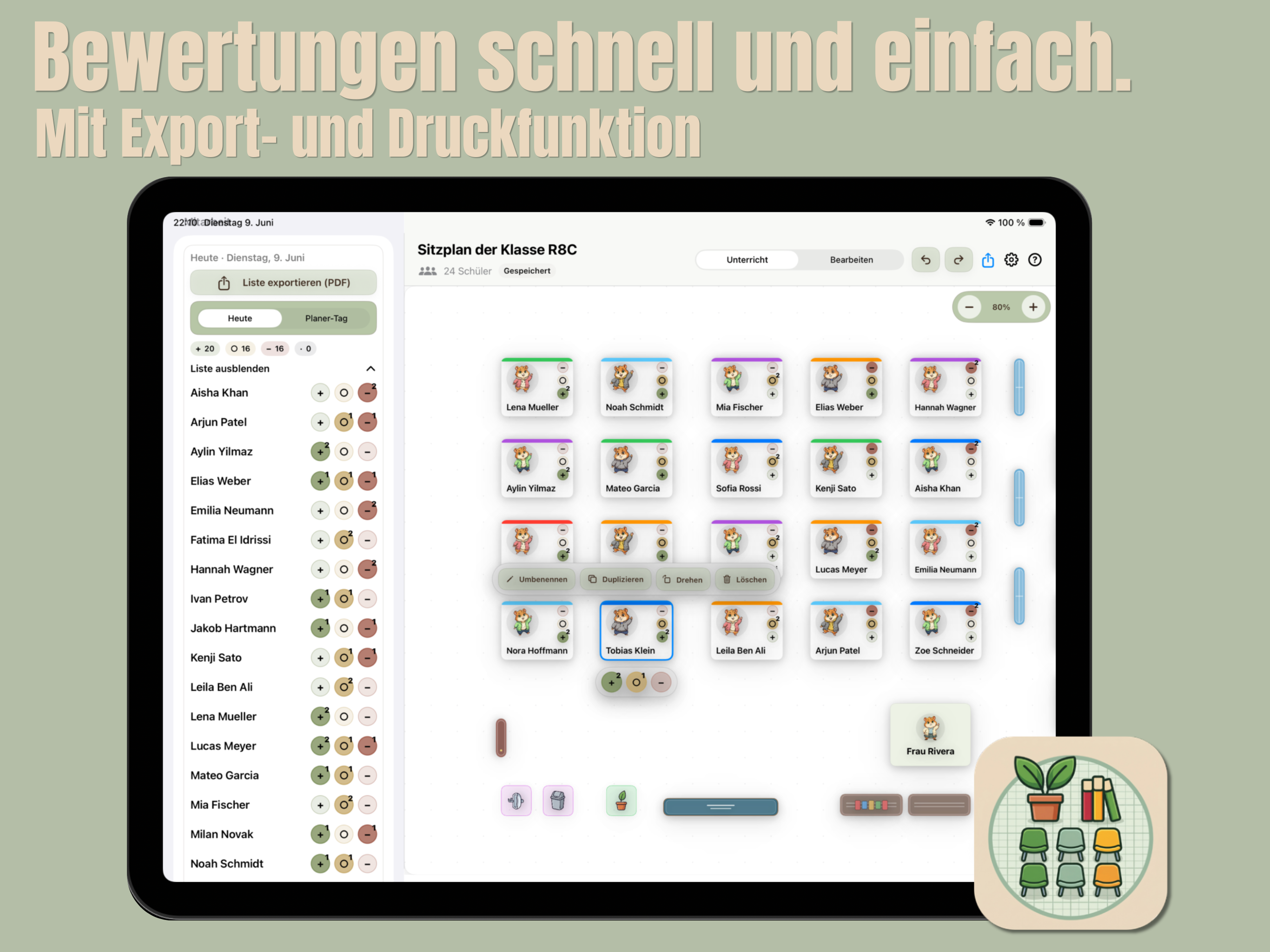 KlassenSitzplan Pro screenshot 5