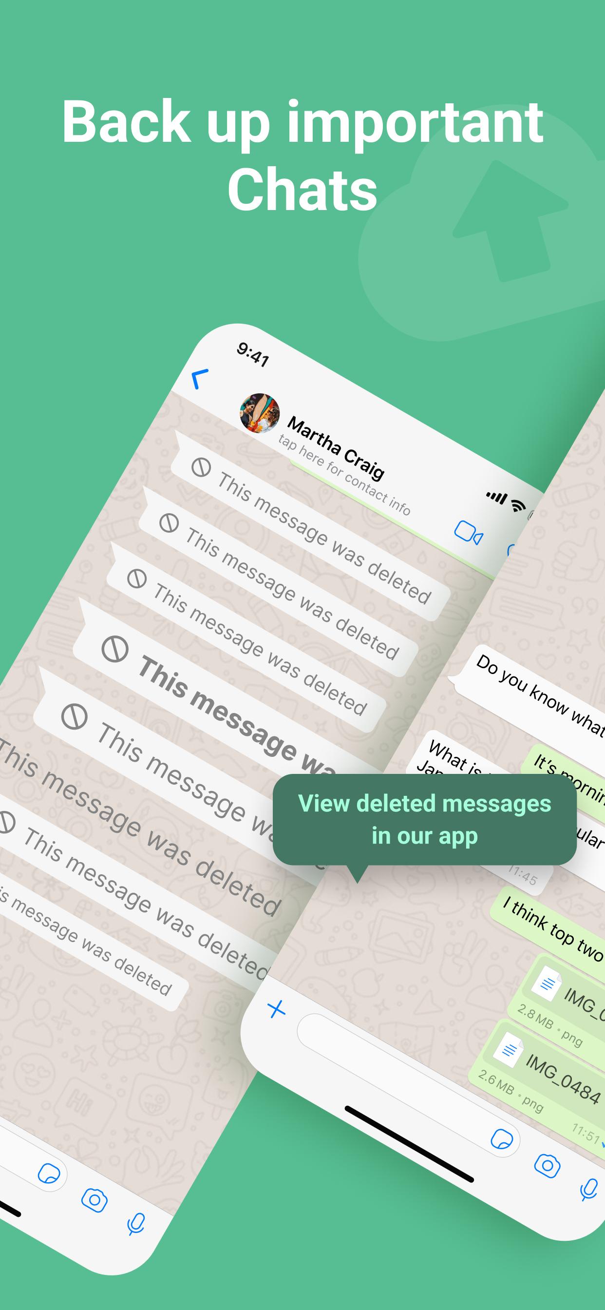 Whasapp Deleted Message Backup