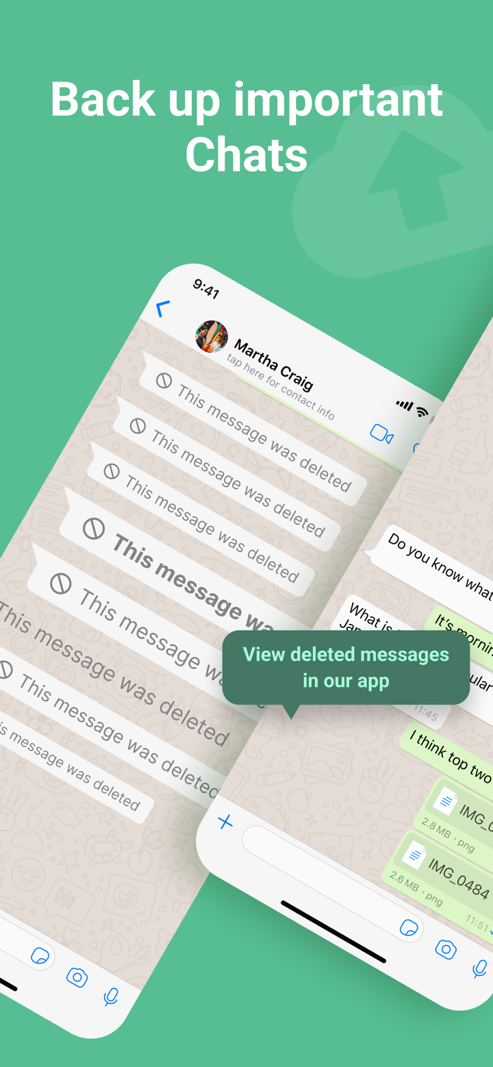Whasapp Deleted Message Backup screenshot 1