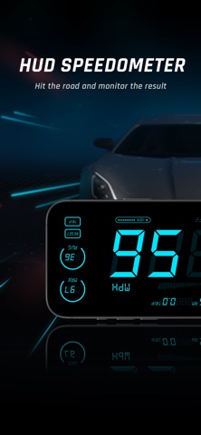 HUD Speedometer Speed Monitor iPhone screenshot