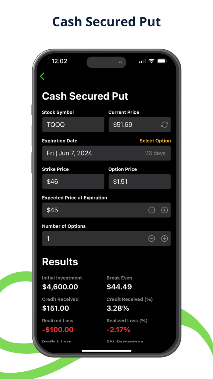 Options Trading Calculator