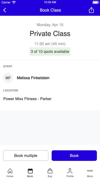 Power Mixx Fitness Screenshot
