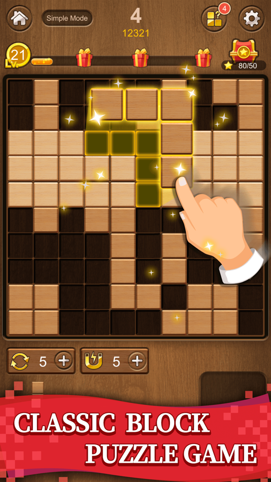 #1. Wood Block Puzzle :Brain Game (iOS) 由: TIPTOP GAME LIMITED