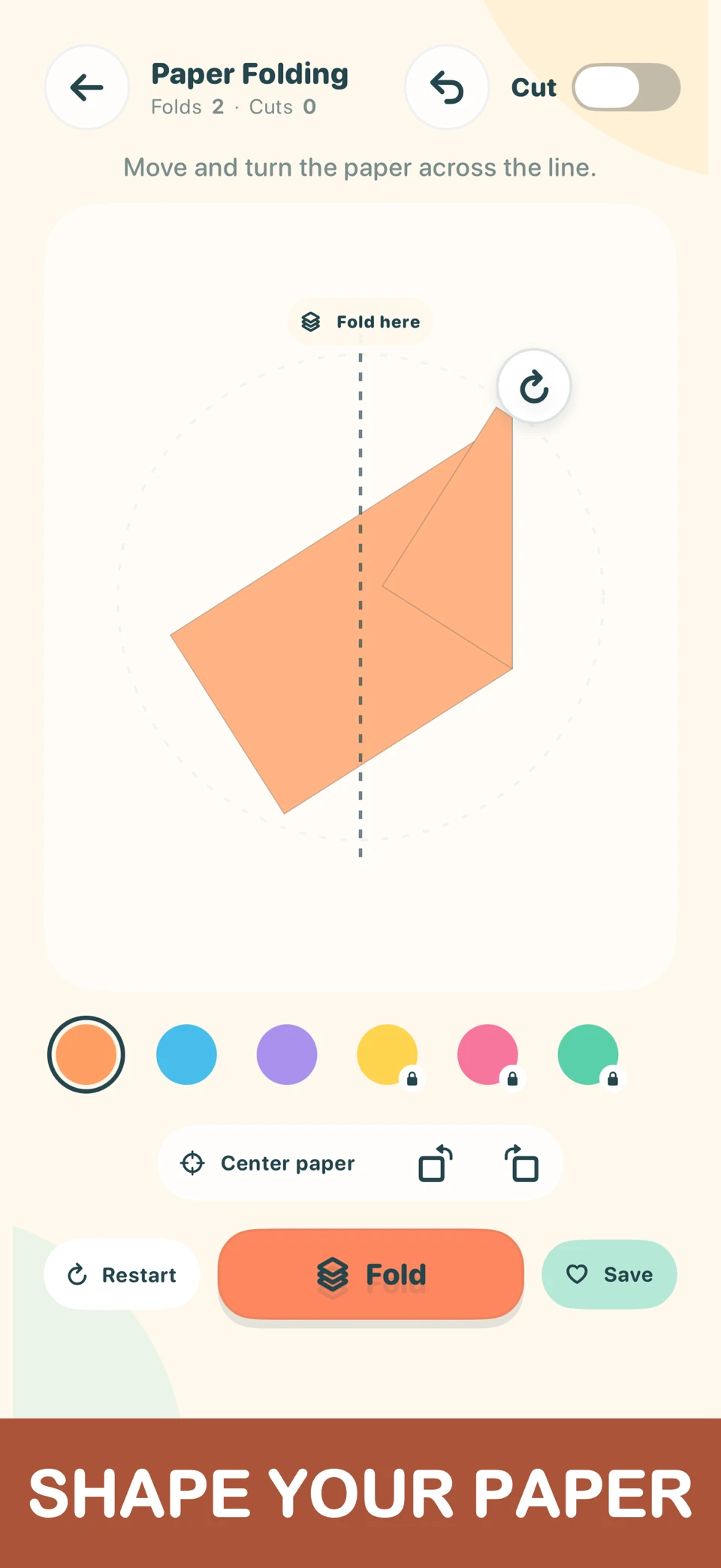 Duo Cut: Fold & Paper Art screenshot