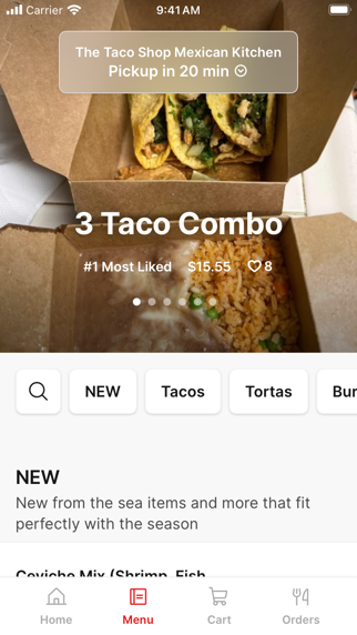 Screenshot 2 of The Taco Shop To Go App