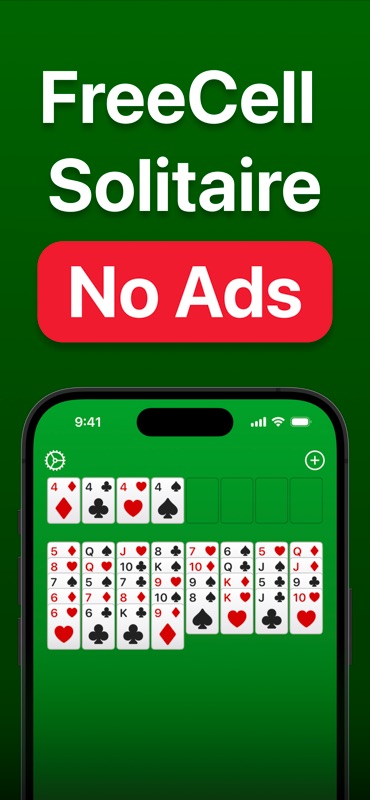 FreeCellﾠ Solitaire screenshot 1