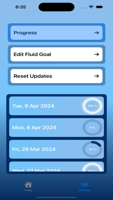 Simple Hydration Screenshot