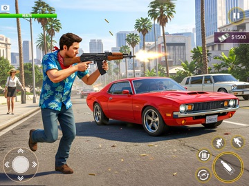 Vegas Gangster Crime Car Games iPad screenshot