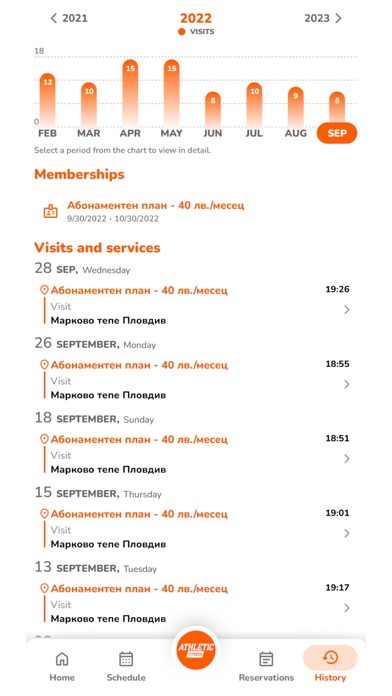 Athletic Fitness Bulgaria Screenshot