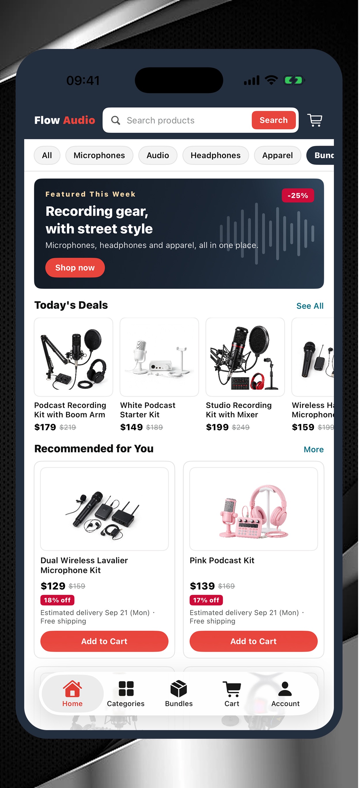 Screenshot 1 of Flow Audio
