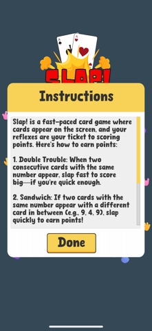 Slap Card Game screenshot