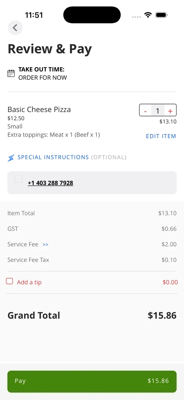 Screenshot #3 pour VARSITY PIZZA