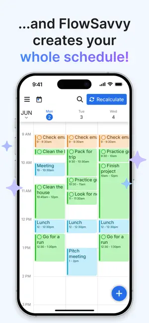 FlowSavvy: AI Schedule Planner screenshot 3