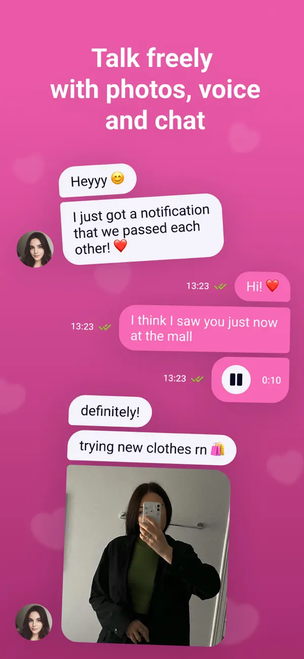 meet2more – dating and chat iOS app screenshot showing feature 4