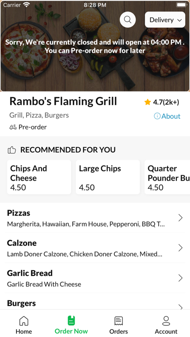 Rambo's Flaming Grill Screenshot