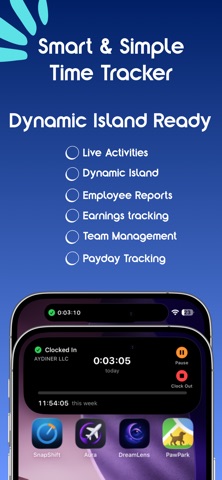 Timely: Time Clock & Hours Screenshot 1 of 5