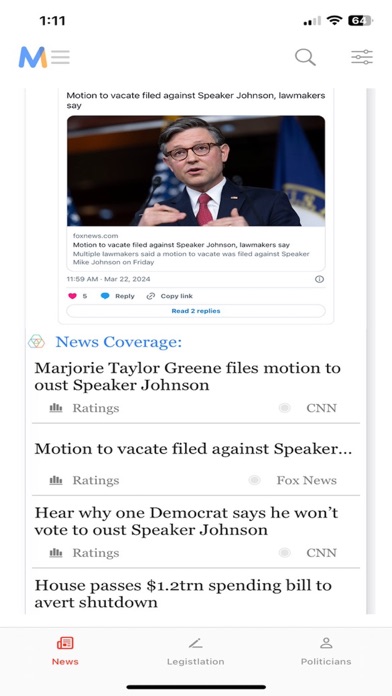 MODERATE App Screenshot