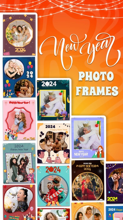 New Year Frames Photo Collage