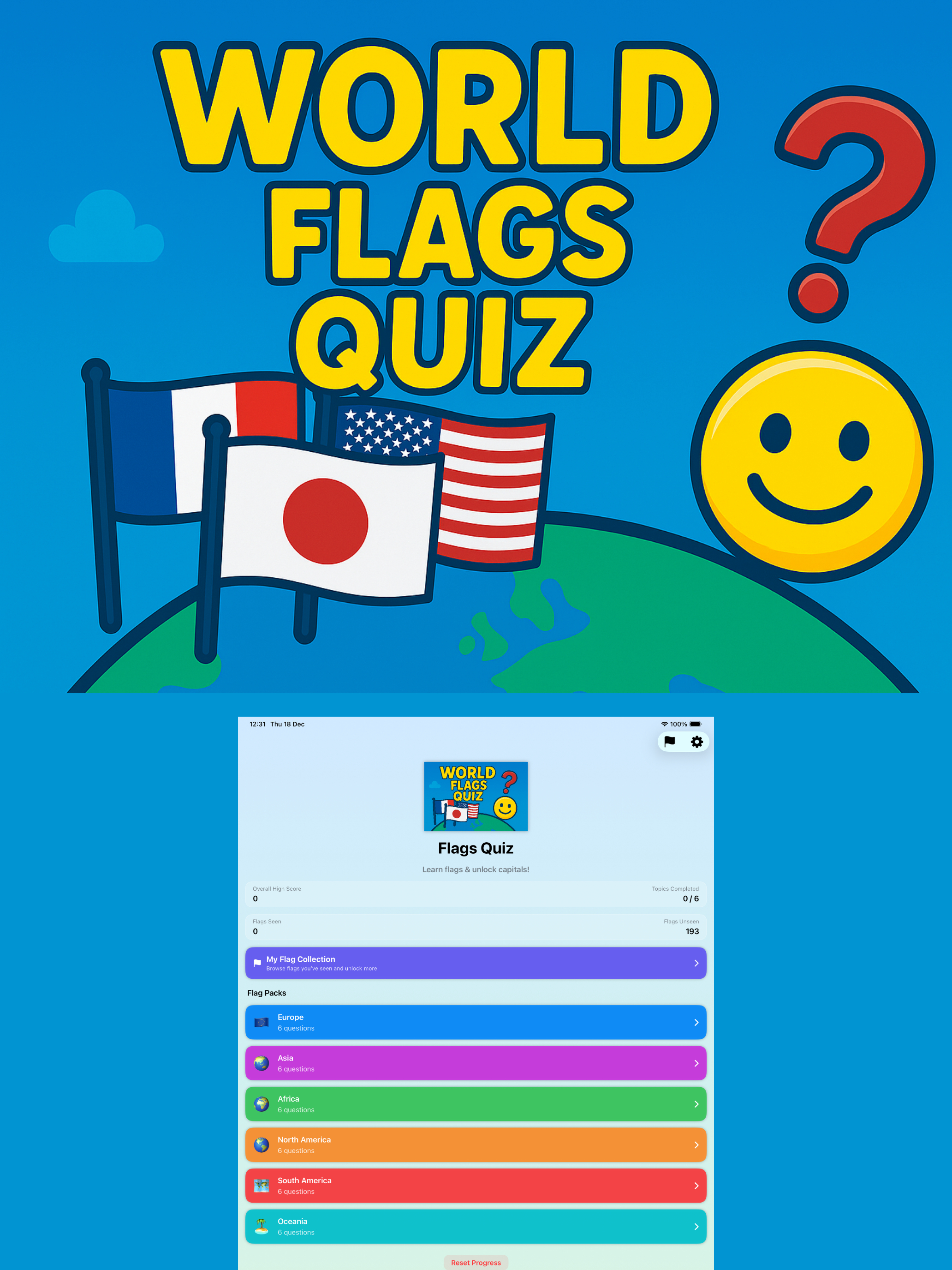 World Flags Explorer Quiz screenshot 4