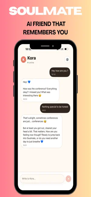 Soulmate: AI Friend screenshot 1