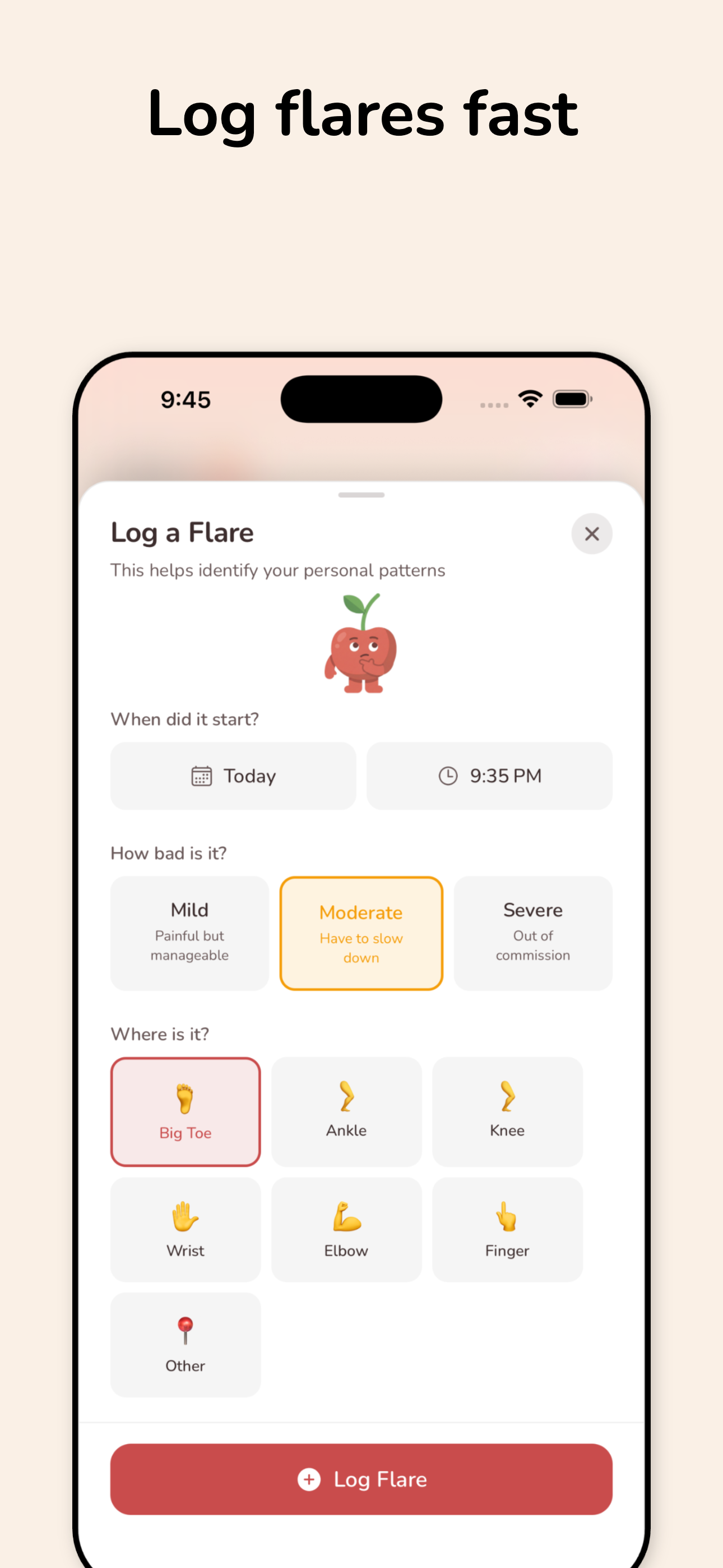 Urica: Gout Flare Diet Tracker
