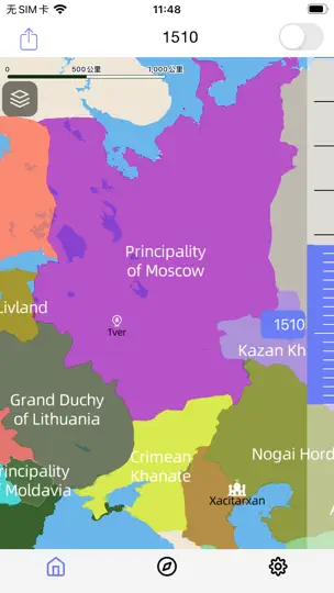 Скриншот HistoricalAtlas(Lite) на iPhone 1