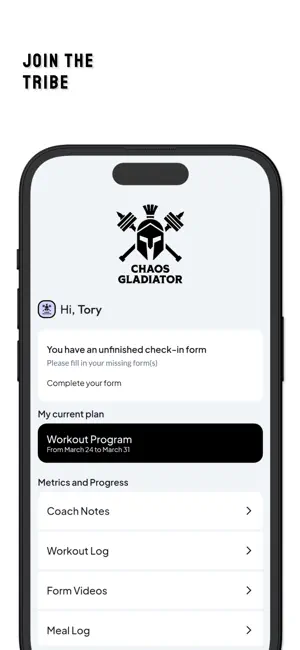 Chaos Gladiator Fitness screenshot 2