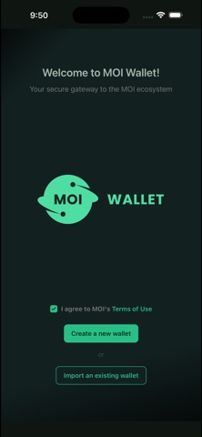 MOI Wallet Screenshot 1 of 5