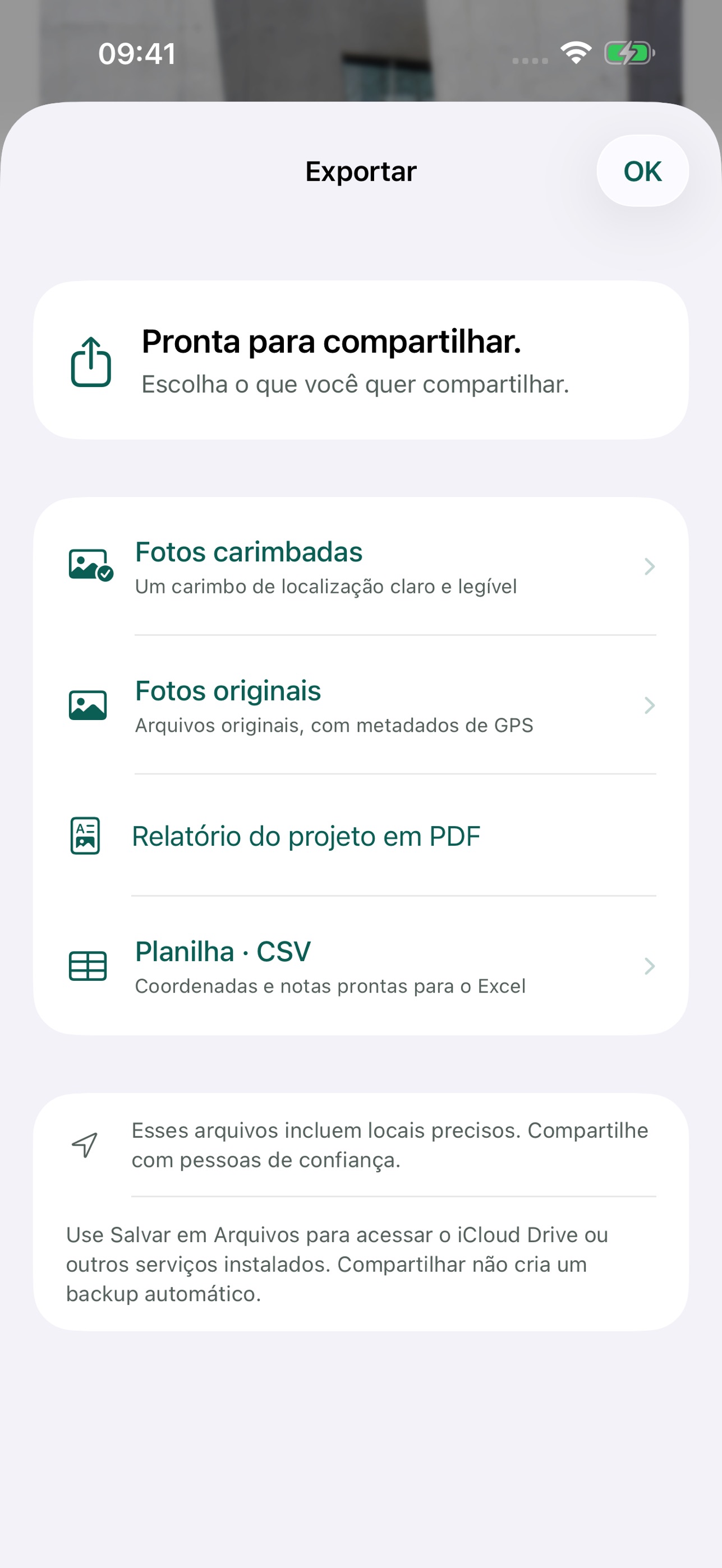 Screenshot 8 of Câmera GPS: Fieldnote