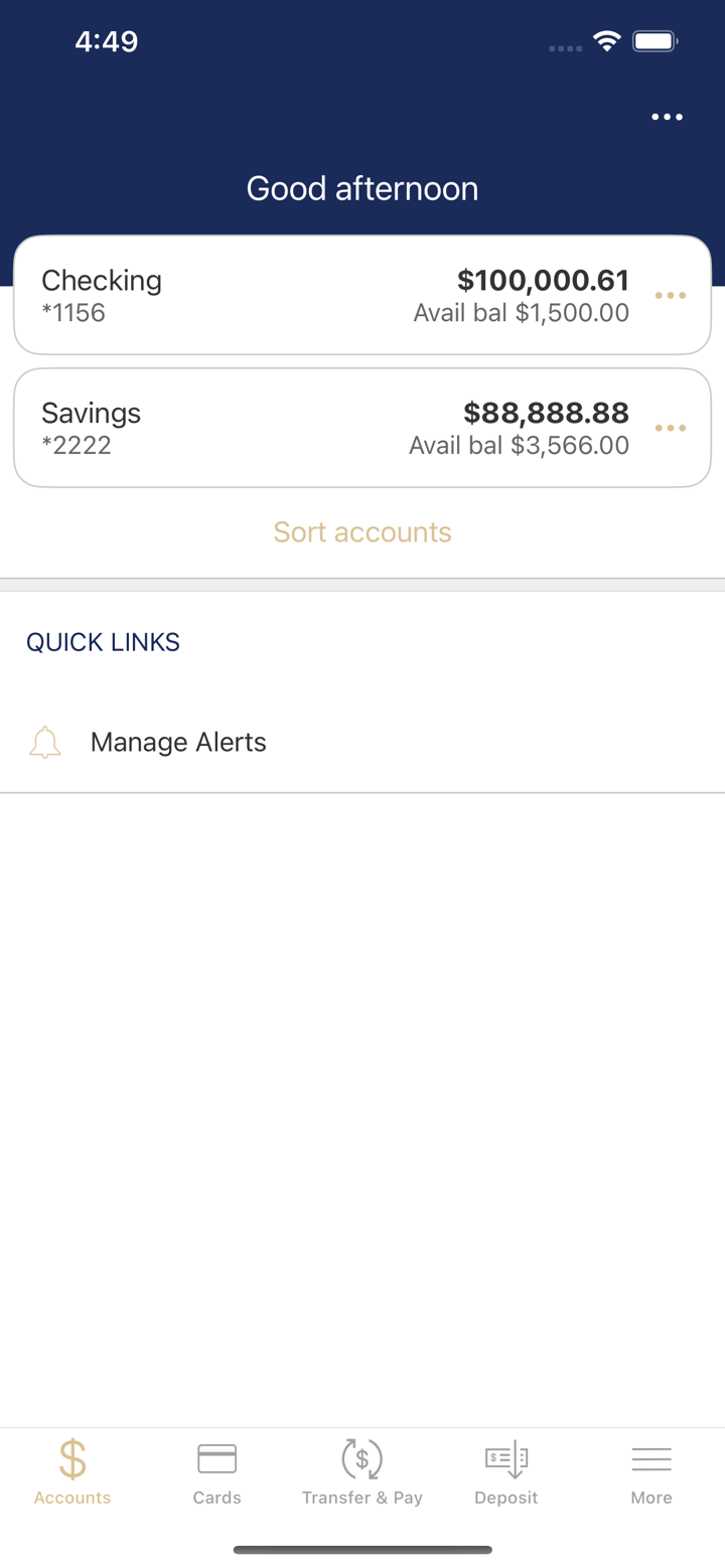FFBW Personal Banking screenshot 2