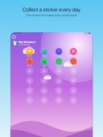 Kiddo Sight Words iPad screenshot