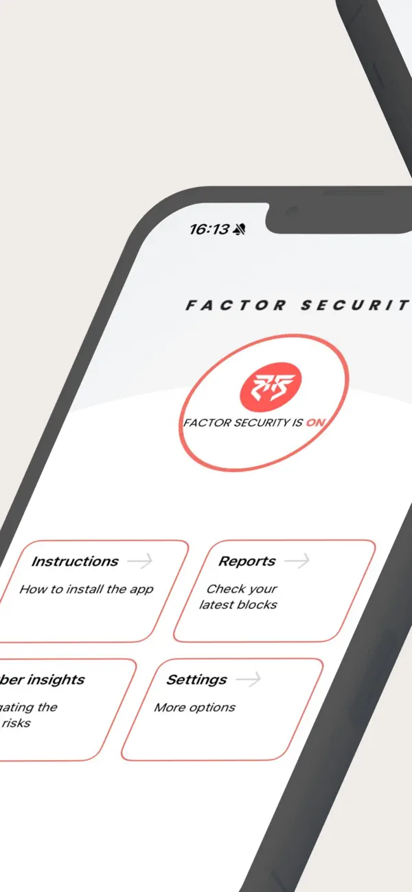 #1. Factor Security (iOS) By: Factor Security LTD