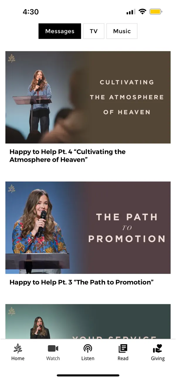 Screenshot #3 pour The Legacy Church App