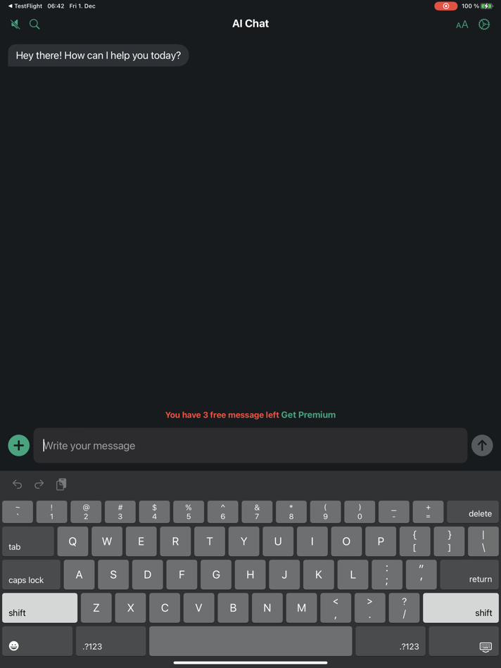 #1. Chat 5 0: Ask AI Chat Bot (iOS) Podle: INVENTO ONE PRIVATE LIMITED
